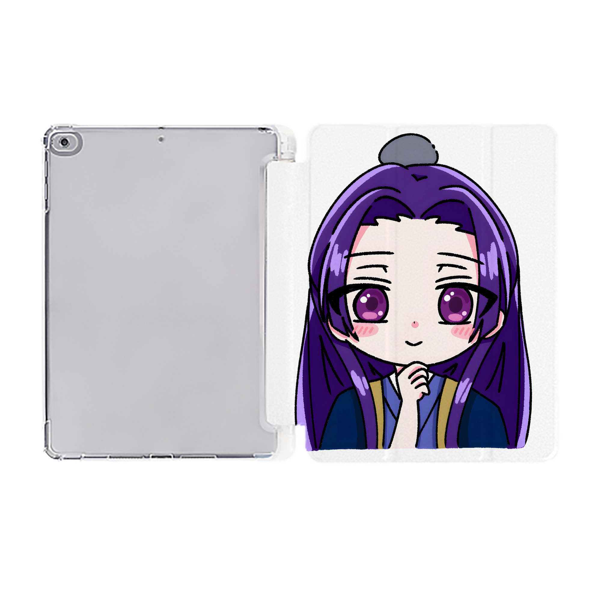 （画像用） 薬屋のひとりごと The Apothecary Diaries IPad ケース ペン収納付き 三つ折りスタンド PUレザー×シリコン 対応機種9.5/10.5/10.9インチ